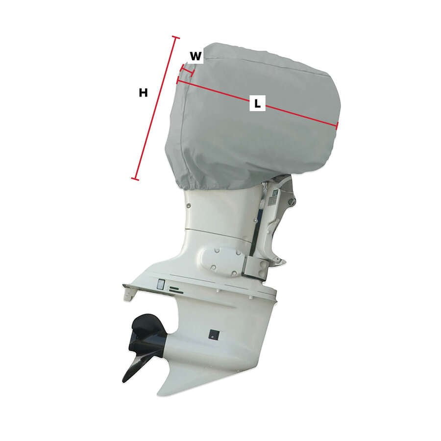 100 HP O/B Motor Cover-Pfii Gray