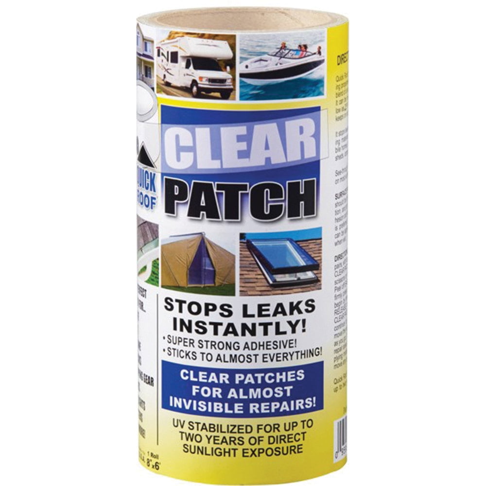 Quick Roof Clear Patch-Tape 8'X6'