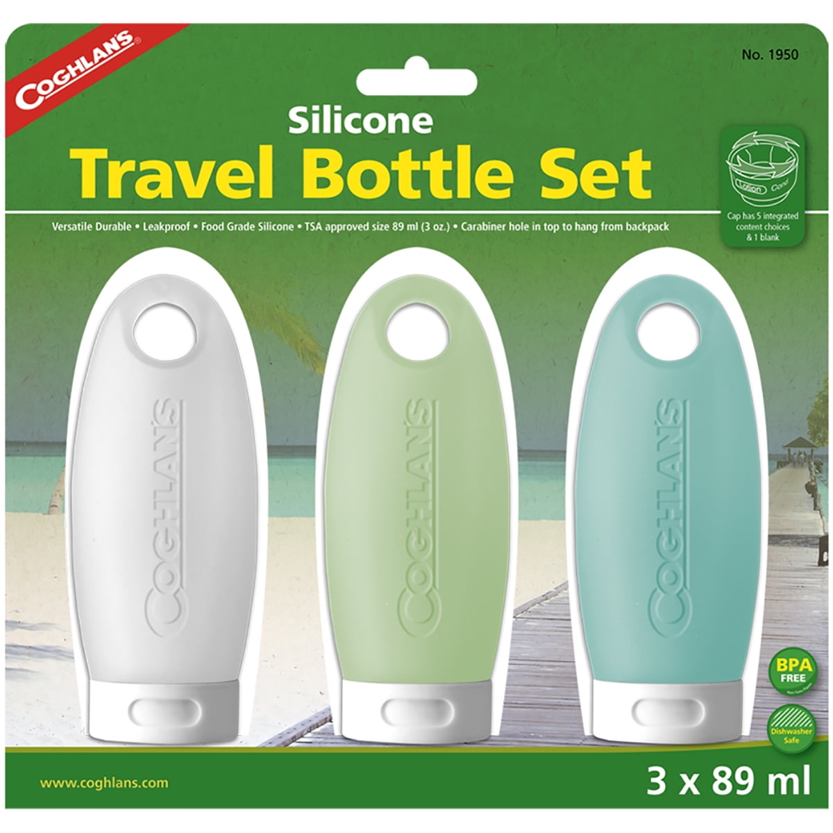 3 Pack Silicone Travel Bottles