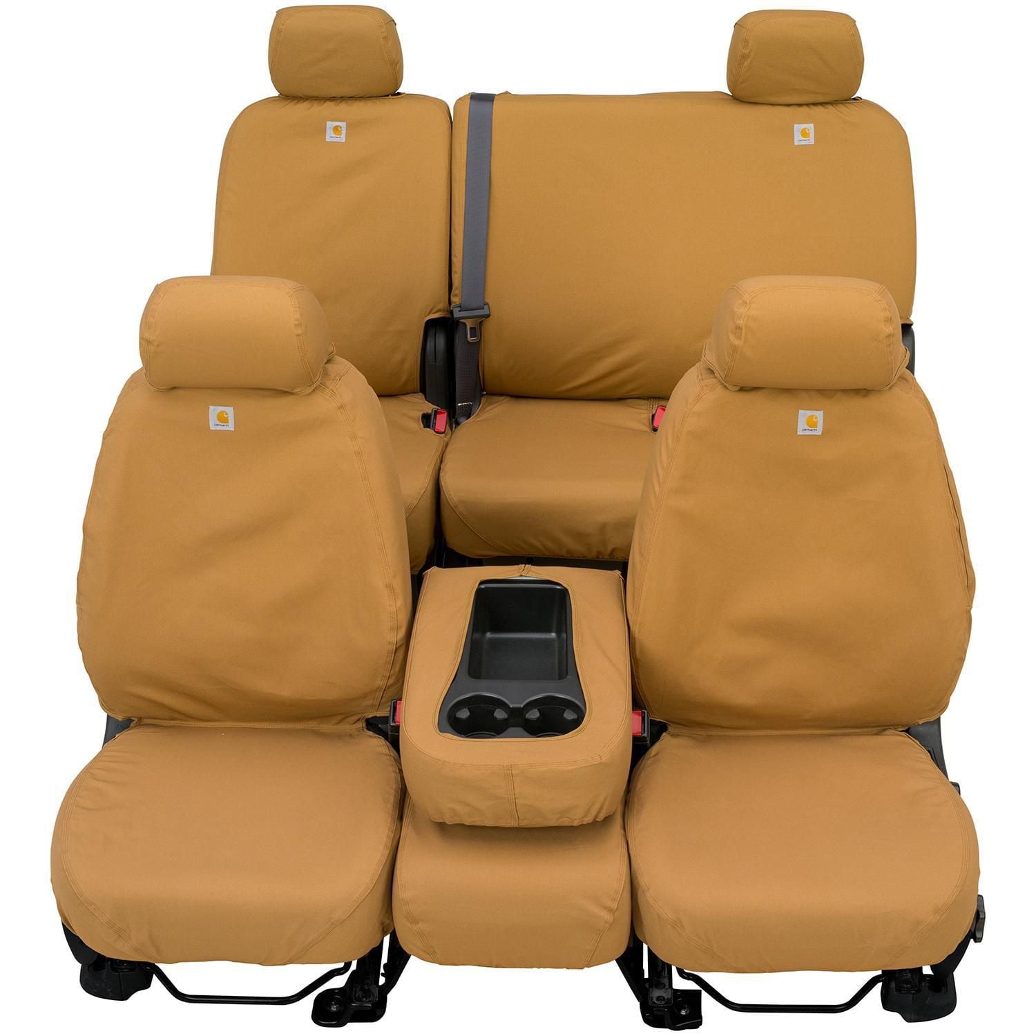 Covercraft Carhartt SeatSaver Custom First Row Seat Cover: Brown, Bucket Seats, 2 Pk