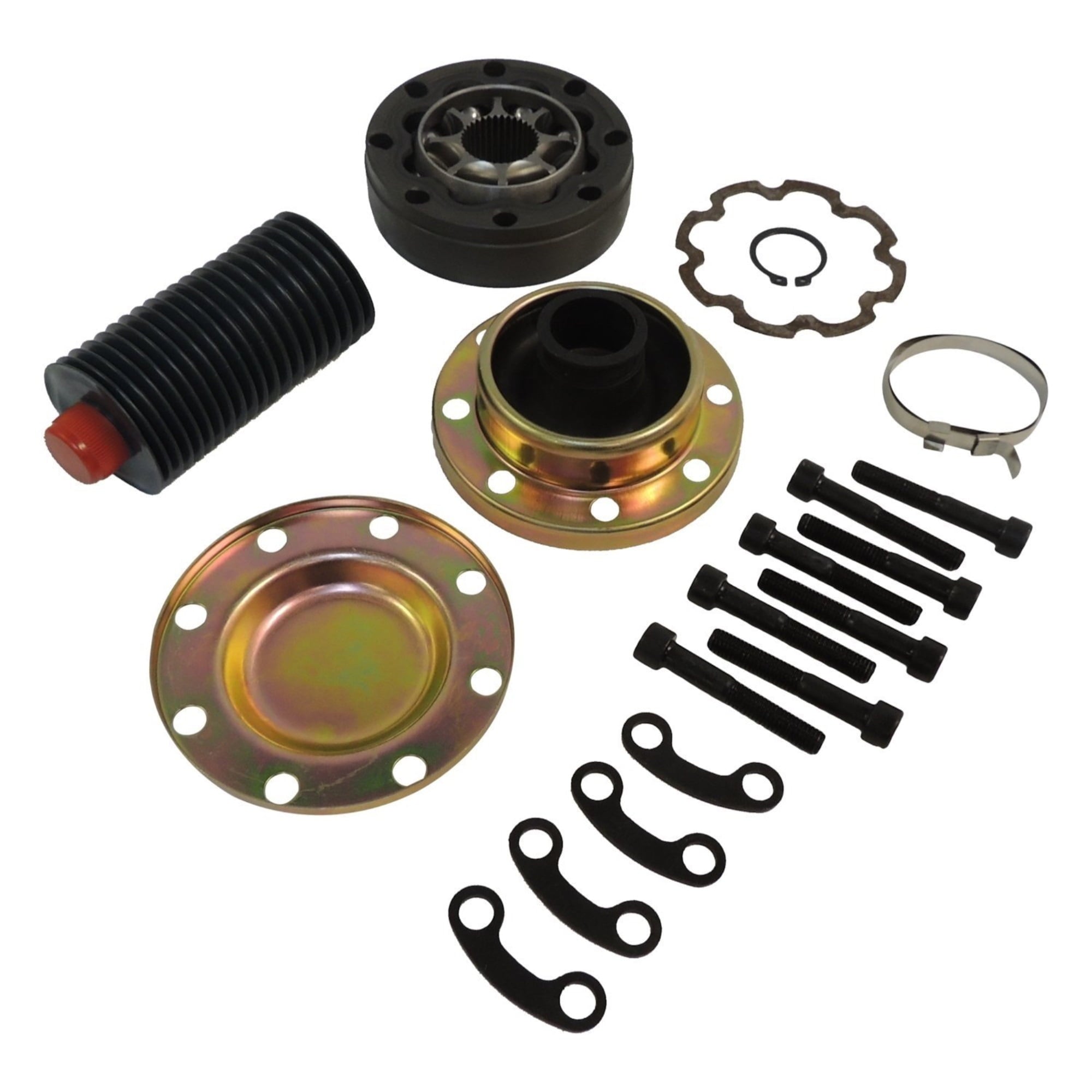 Drive Shaft CV Joint Repair Kit for 2007-2018 Jeep JK Wrangler, Repairs The Transfer Case End of the Front Drive Shaft or the Axle or Transfer Case...