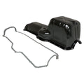 Engine Oil Pan Kit for Jeep 2000-2006 TJ Wrangler, and 1999-2004 WJ, WG Grand Cherokee with 4.0L Engine, Includes Black Steel Oil Pan and Gray...