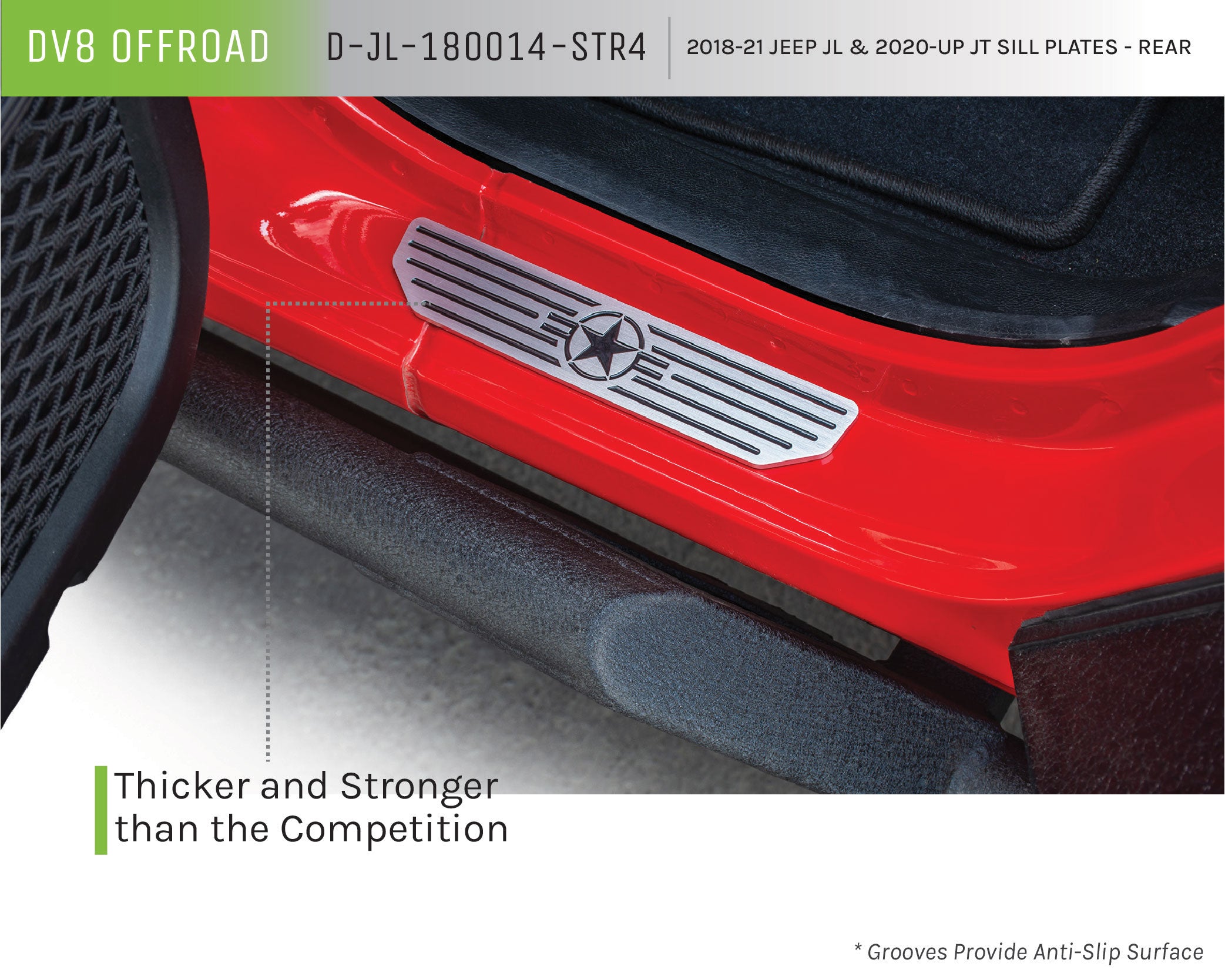 Jeep JL & JT Sill Plates Front