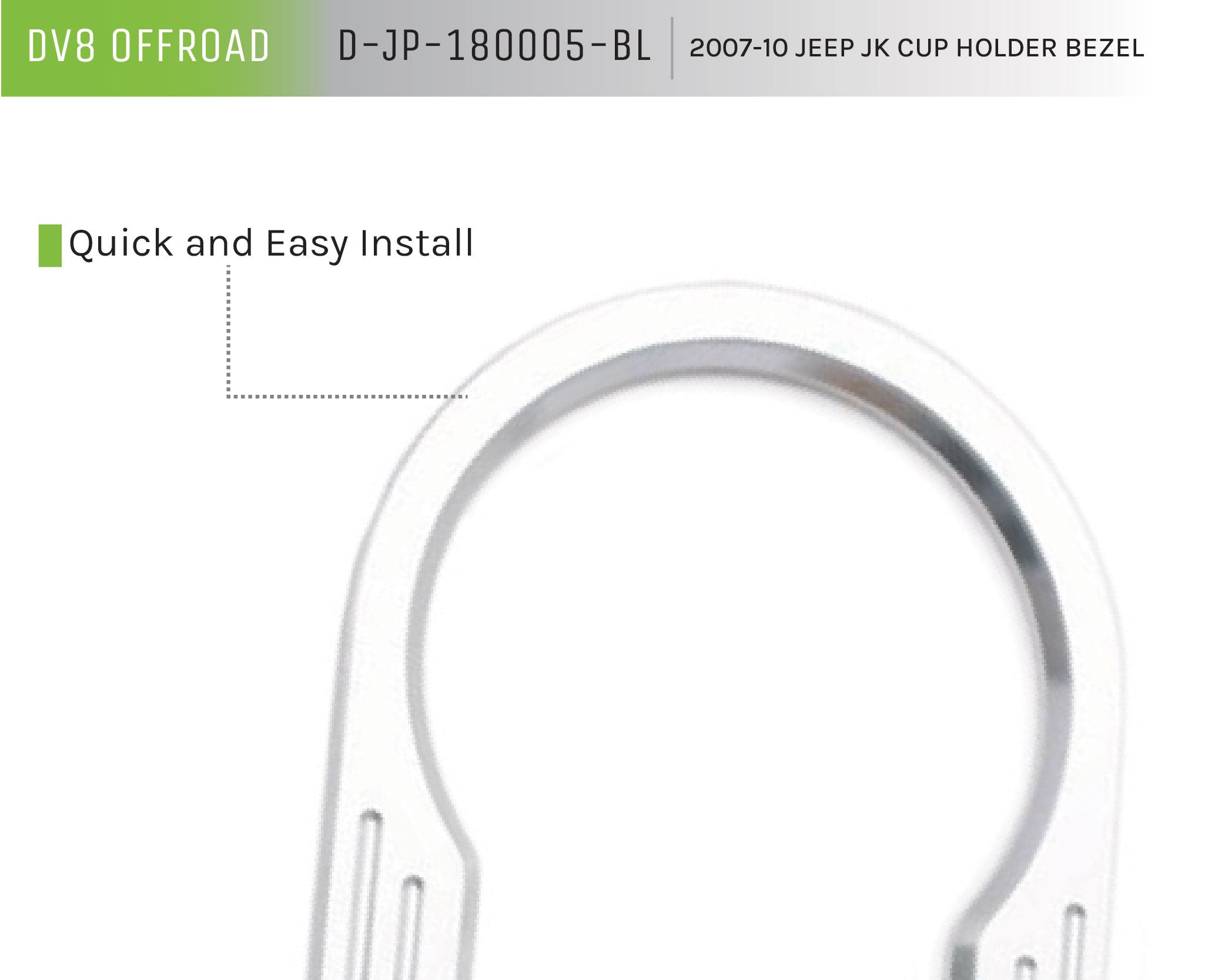 Jeep JK Cup Holder Bezel