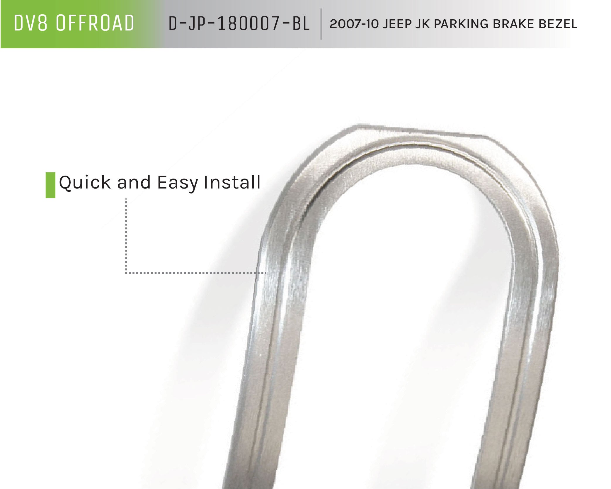 Jeep JK Parking Brake Bezel