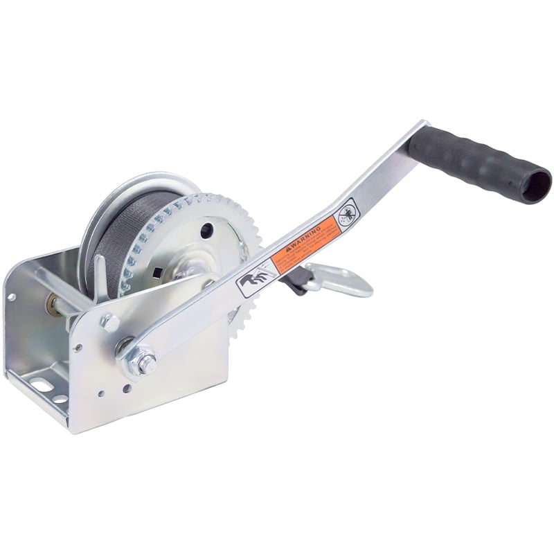 1400 LB Plated Winch W/20 FT Strap