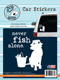 Stickr Nvr Fish Alone Ea