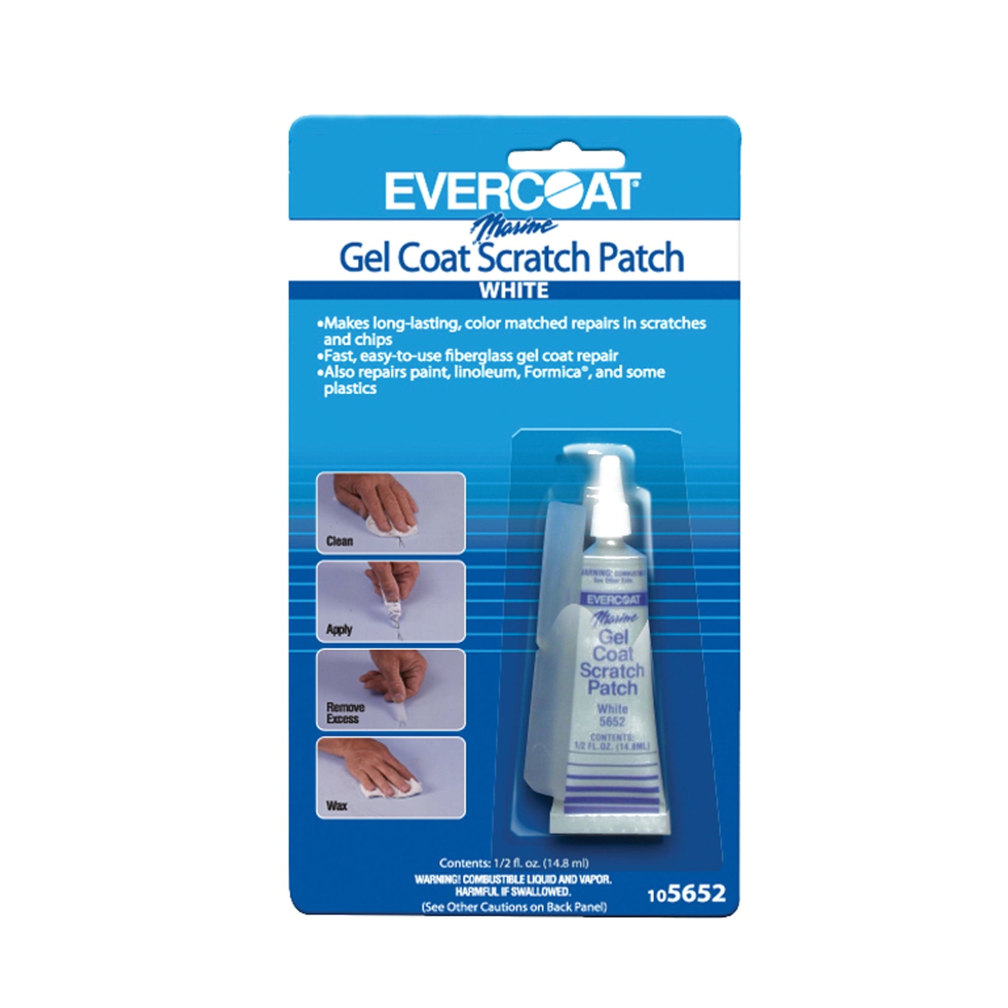 Gel Scratch Patch Buff White
