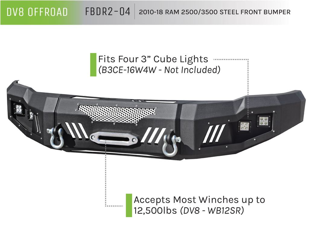Ram 2500 / 3500 Steel Front Bumper
