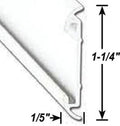 Flat Trim W/ Blk 8' Ea