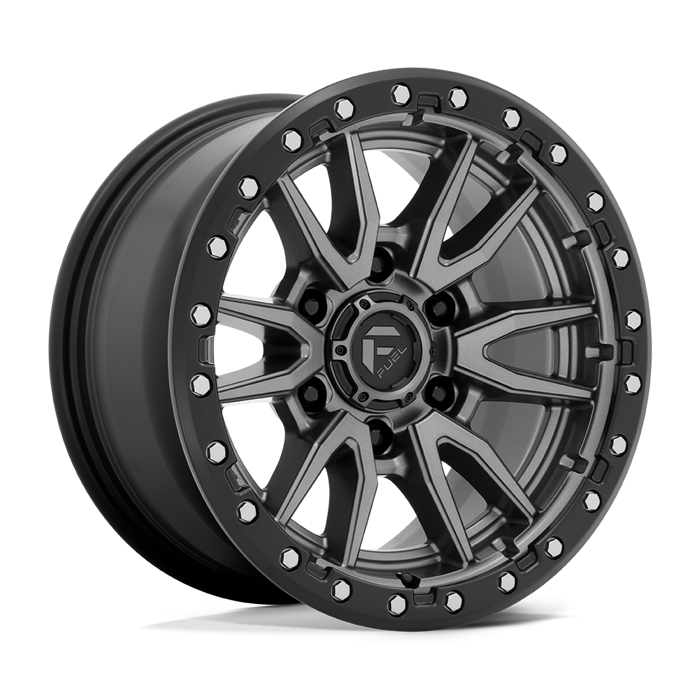 Fuel 1PC Rebel 17X9 6X4.5 66 +1 M-Gmtl-Blk-Rg