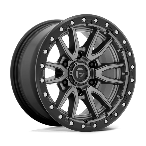 Fuel 1PC Rebel 17X9 6X4.5 66 +1 M-Gmtl-Blk-Rg