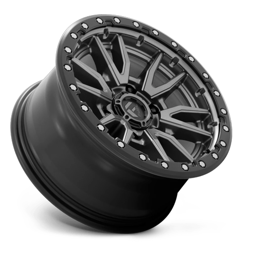 Fuel 1PC Rebel 20X10 8X180 124 -18 M-Gmtl-Blk-Rg