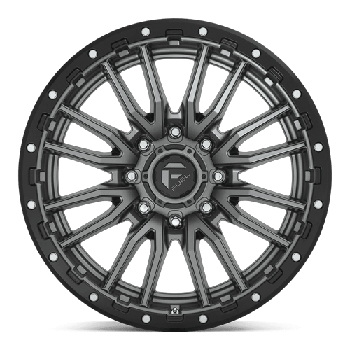 Fuel 1PC Rebel 22X10 8X180 124 -18 M-Gmtl-Blk-Rg