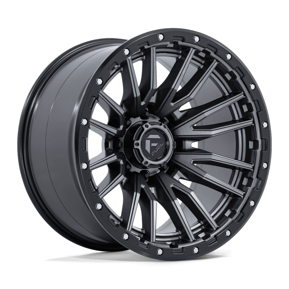 Fuel 1PC Rebel 22X12 8X6.5 125 -44 M-Gmtl-Blk-Rg
