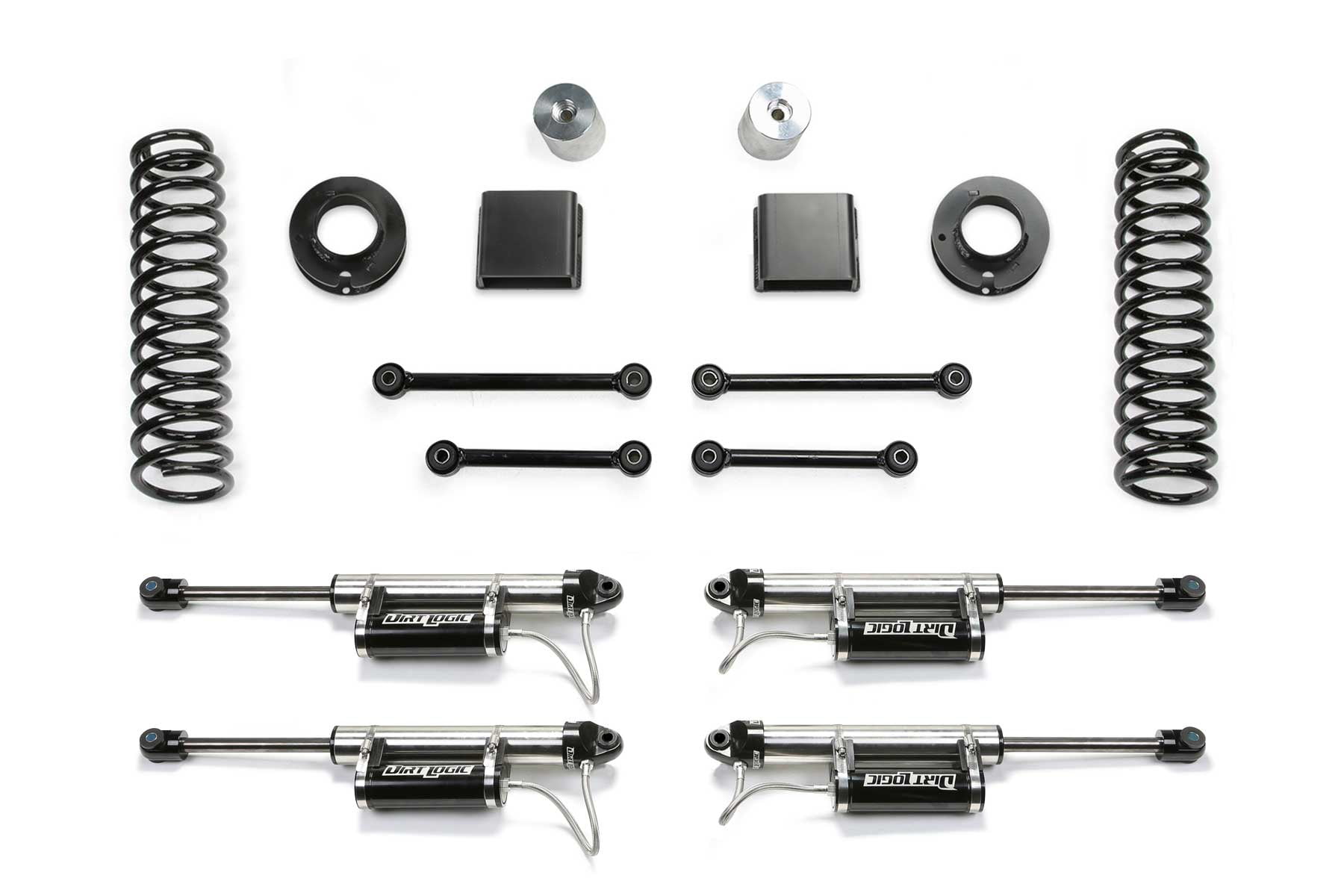 Fabtech Suspension Lift Kit - Sport Lift System with Shock, 3 in. w/2.25DLSS Resi