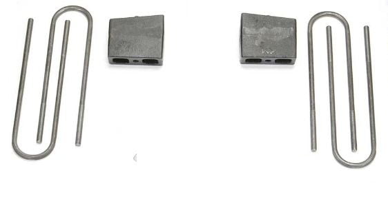 Fabtech Suspension Body Block - Block Kit, 6 in. Lift, Rear, For Factory Overload