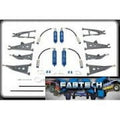 Fabtech Coil Spring Set - Coil Spring Kit, Black, Front, For...