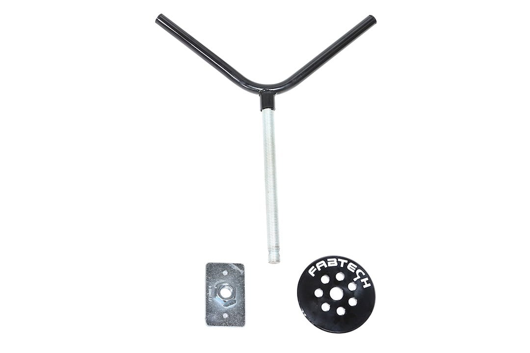 Fabtech Spare Tire Carrier - Spare Tire Mount Kit, Flat Spare Tire, Black