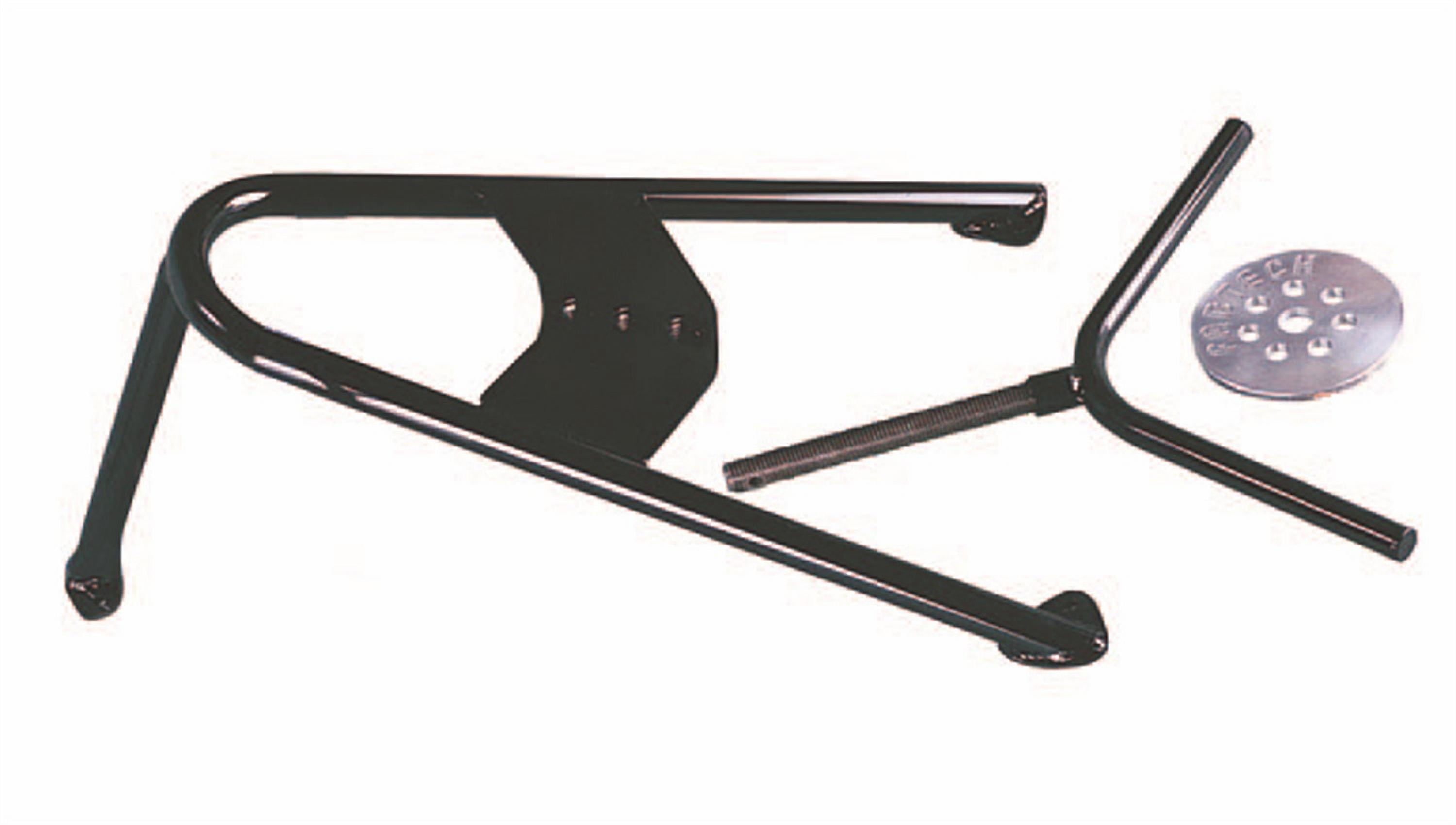 Fabtech Spare Tire Carrier - Spare Tire Mount Kit, Angled Spare Tire, Black