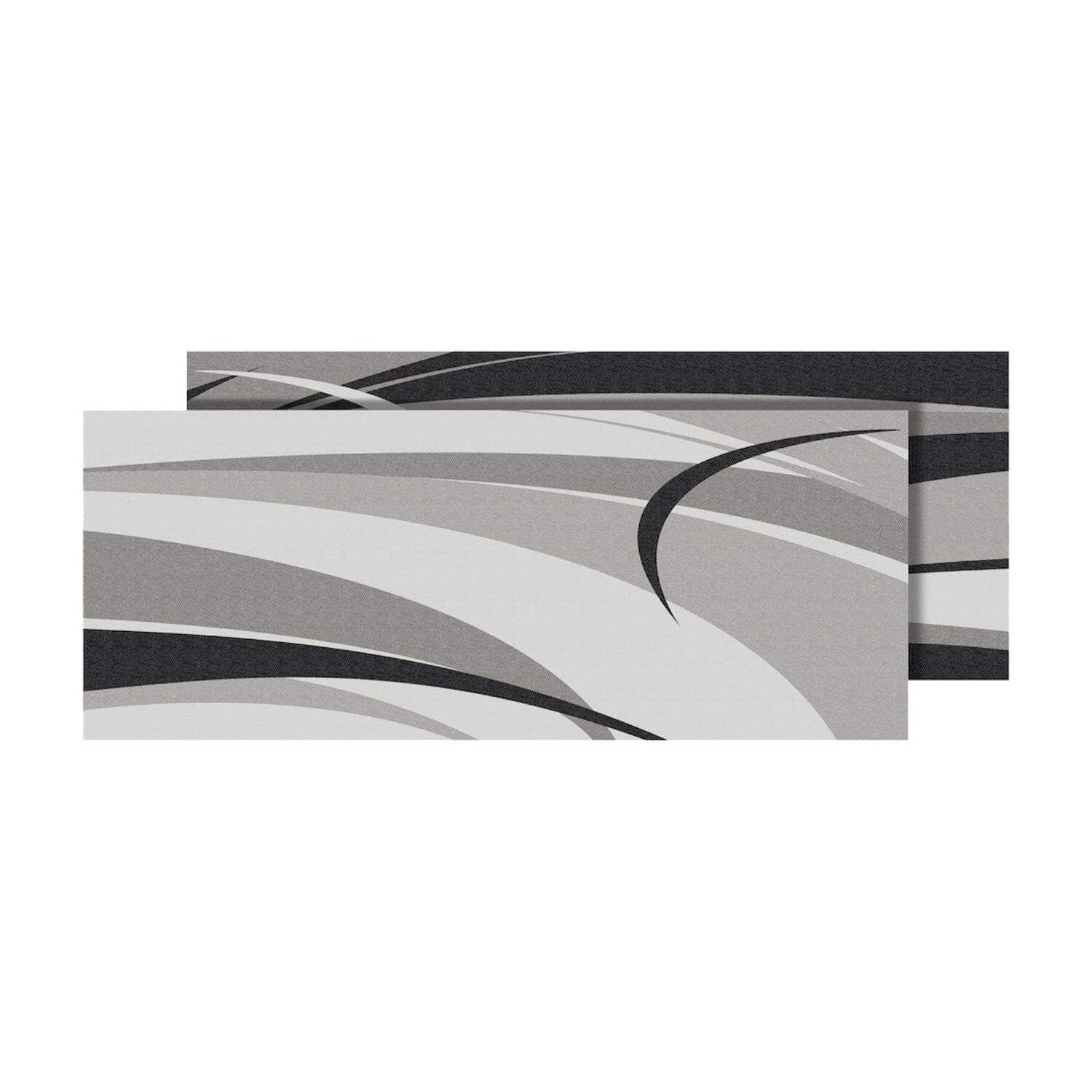 Mat Graphic Blk/Grey 8X16