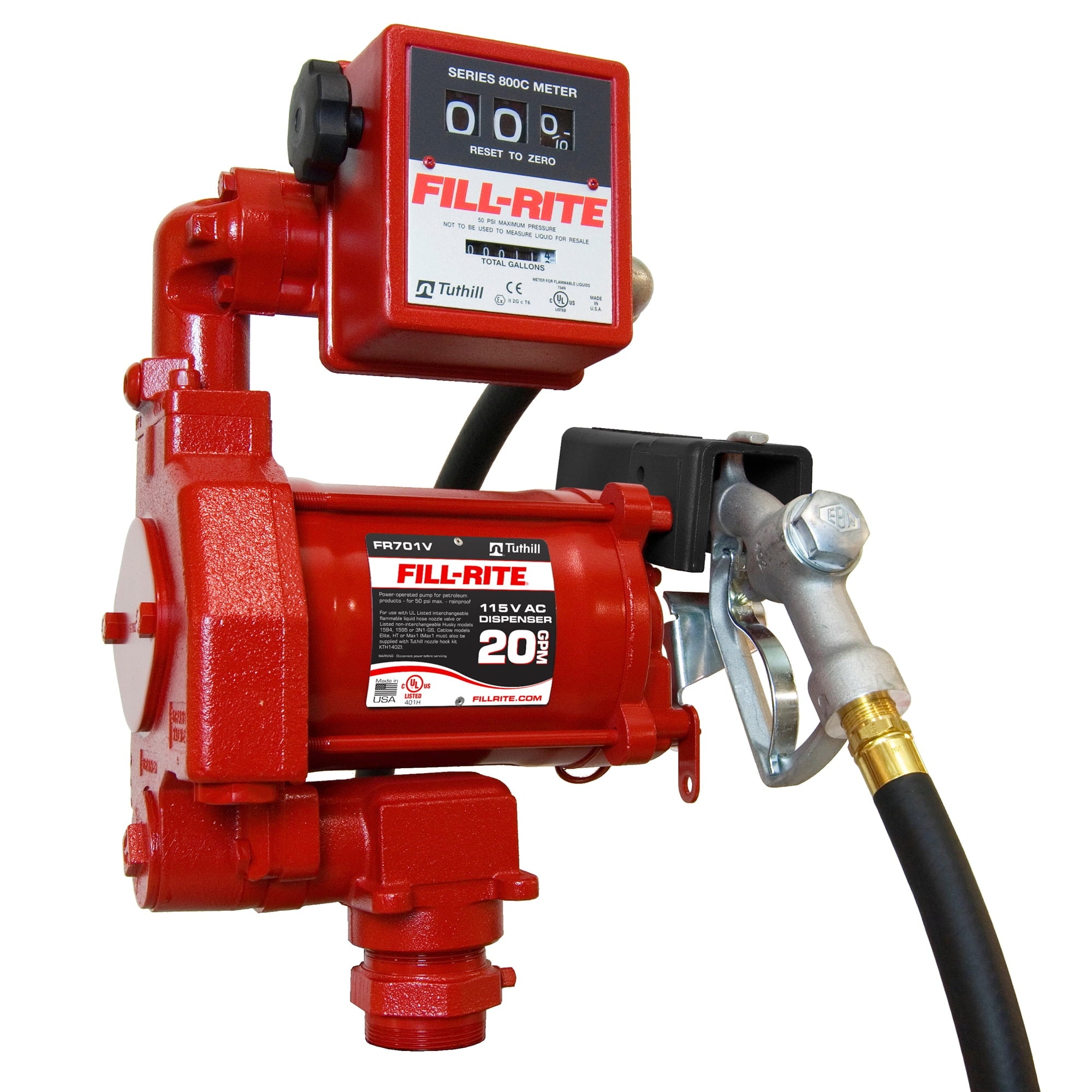 115VAC Man Noz 807C Meter