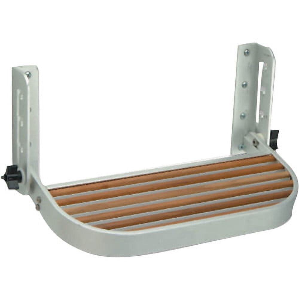 Adj Footrest - Teak Inserts