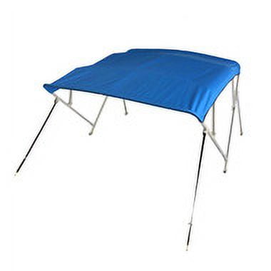 4 Bow Pontoon Bimini Top 56"x8'x97-103" Black
