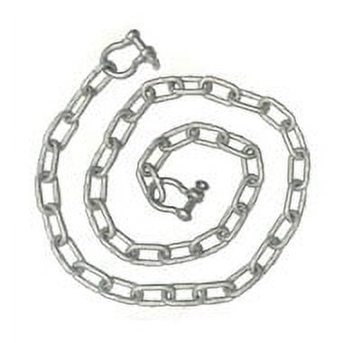 HDG Anchor Chain 3/8"x6' with two7/16" shackle