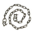 SS316 Anchor Chain 5/16"x5' with two 3/8" shackle