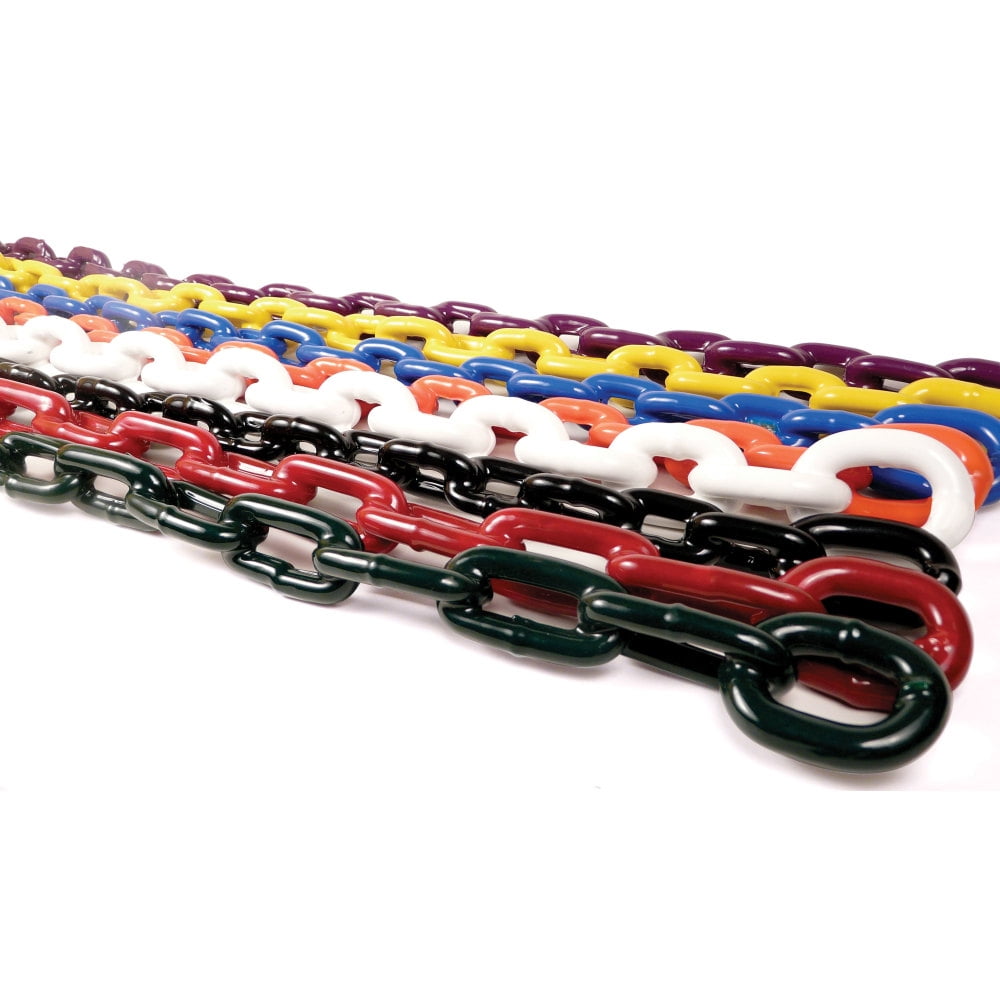 1/4 X 4' Ctd Chain-White