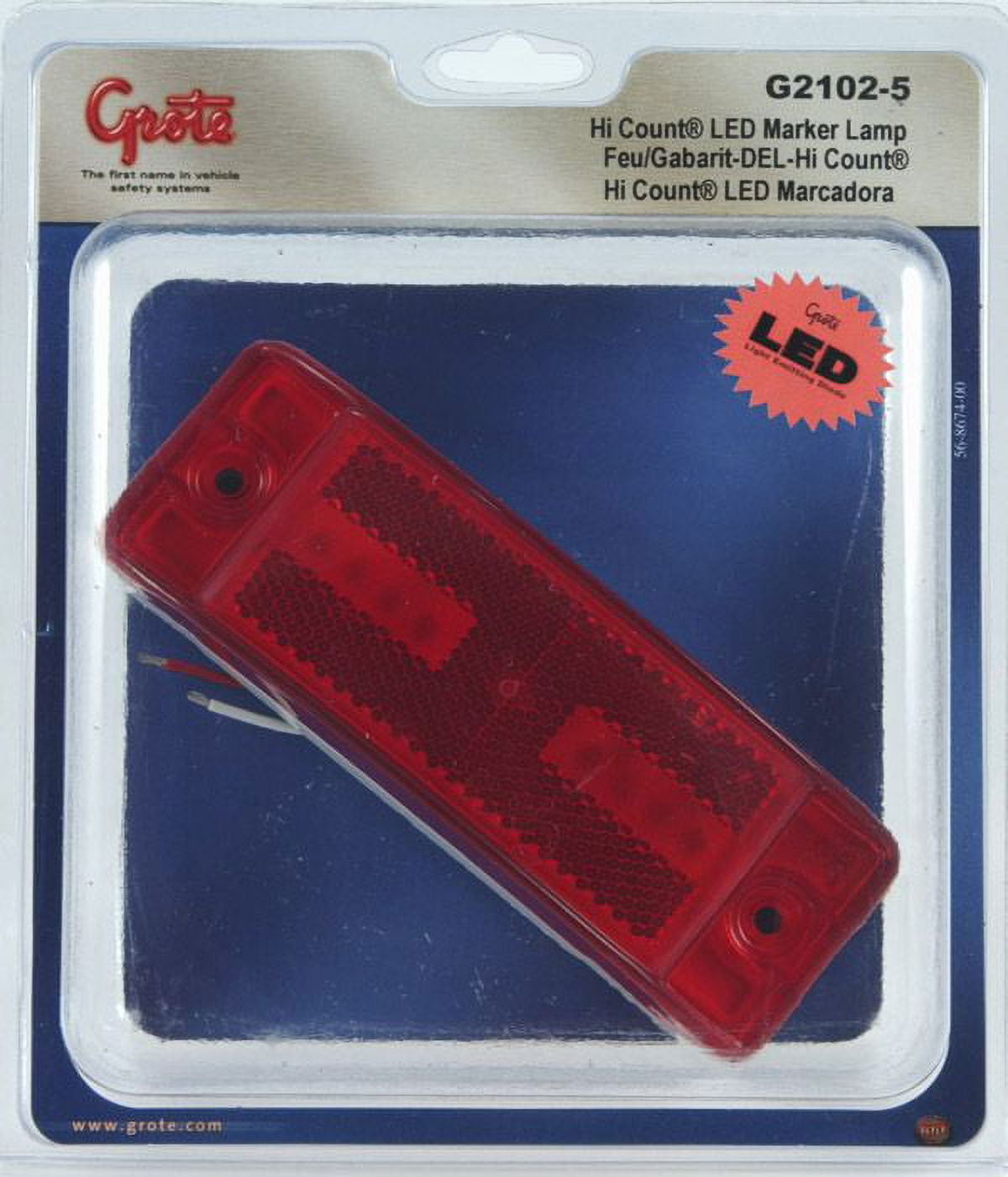 Clr/Mkr Lamp  Red   Hi Co