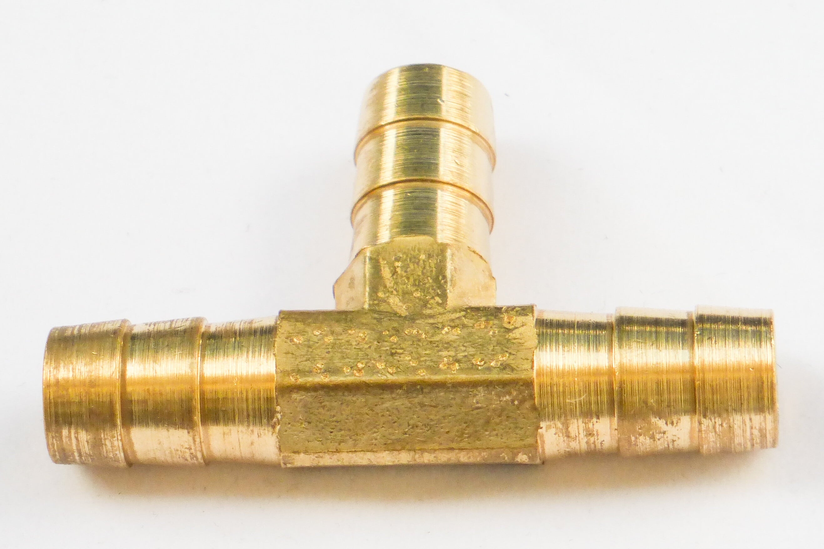 Brass Barb/Barb/Barb 'T' 3/8'(9.5MM