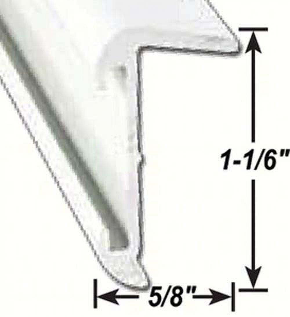 Roof Edge P.wht 8' Ea