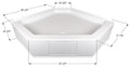 Shower Pan  NSB3636-PW