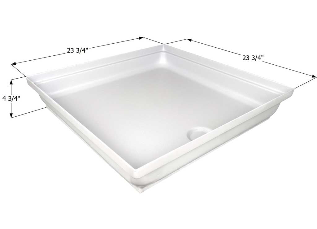 Shower Pan  SP2424-PW