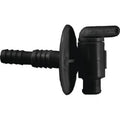 Drain Cock - Dual Barbed  Black