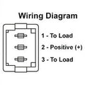 Std 12V On/On Sw  Bk