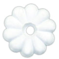 Plastic Rosettes  Wht