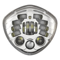 8695A2-12V LED Headlight  Chrm