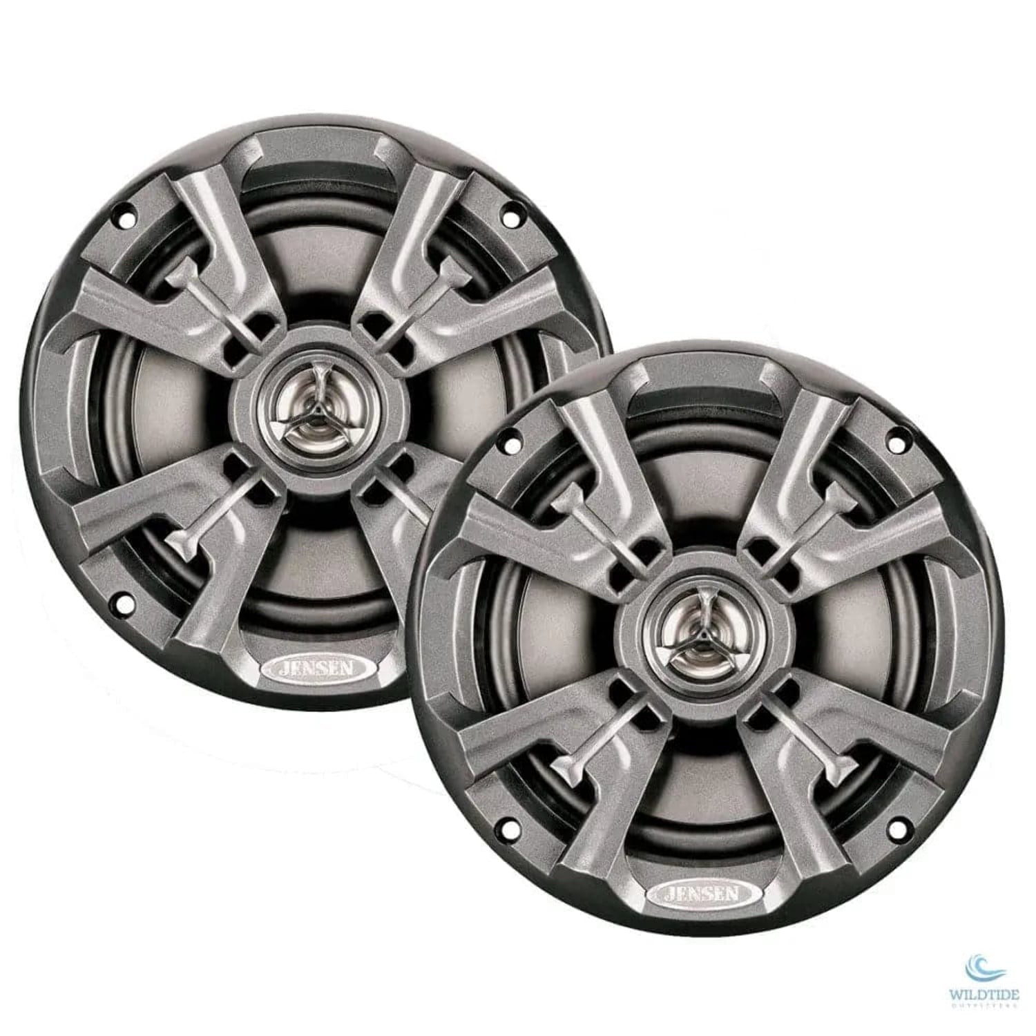 Jensen Marine 6-1/2" Coaxial Speakers, Sold as Pair
