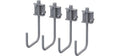 Locking Swivel HOOKS-4 Pack
