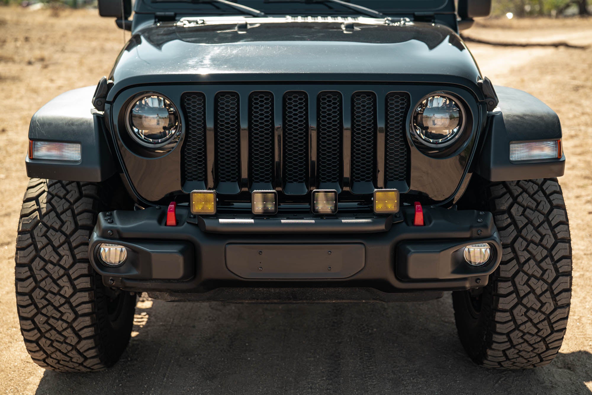 2018+ Wrangler JL Push Bar for Mopar Rubicon Steel Bumper
