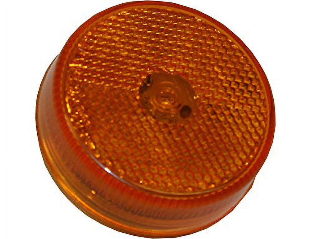 Light 2.5IN Rd Marker 4LED Amber 10