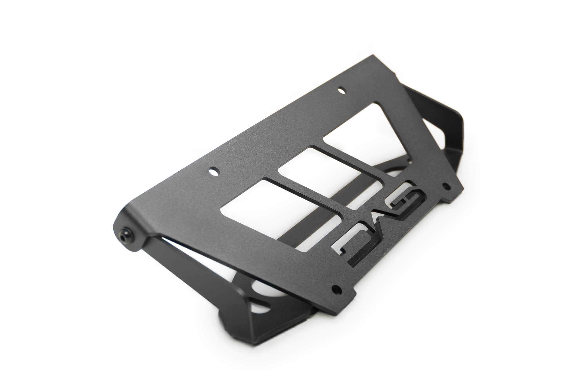 Fairlead Mounted Flip-Up License Plate Bracket
