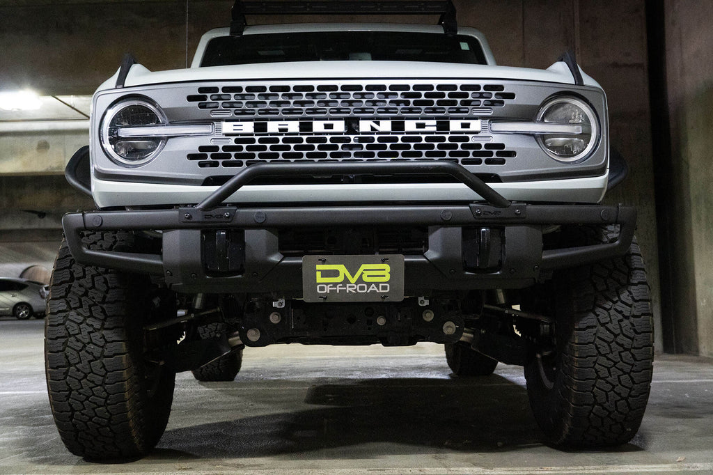 Ford Bronco Factory Front Bumper License Relocation Bracket Front