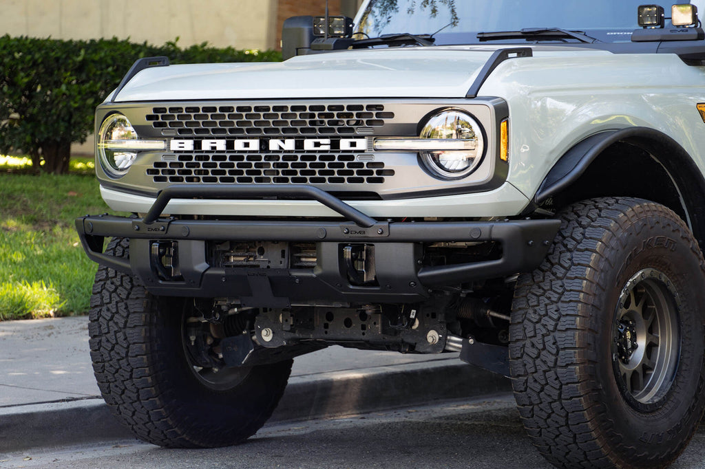 Ford Bronco Factory Front Bumper License Relocation Bracket Front