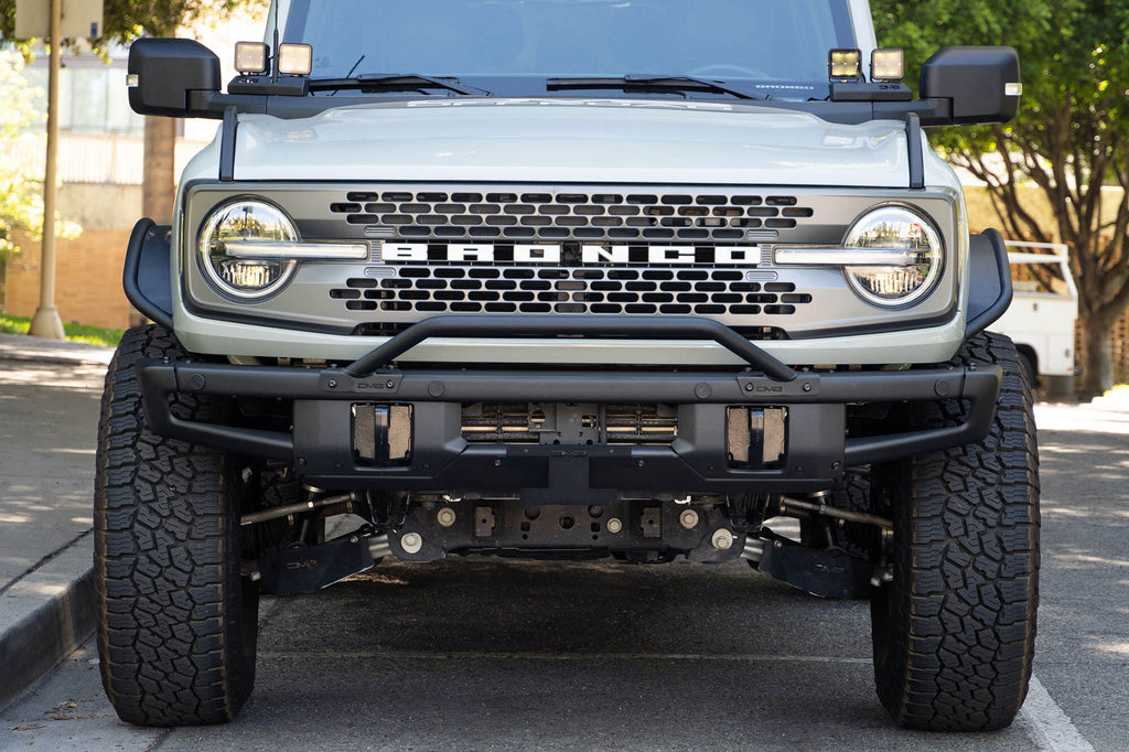 Ford Bronco Factory Front Bumper License Relocation Bracket Front