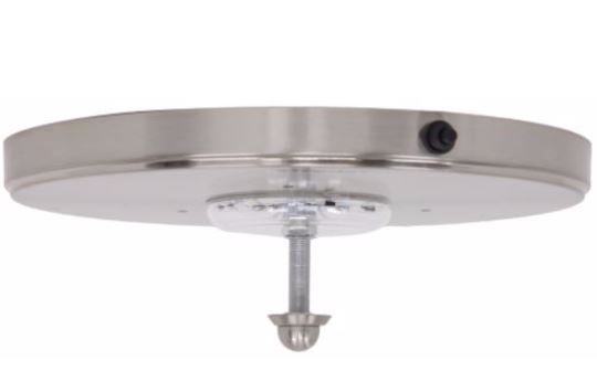 10' Round Satin Nickle Ceiling LED