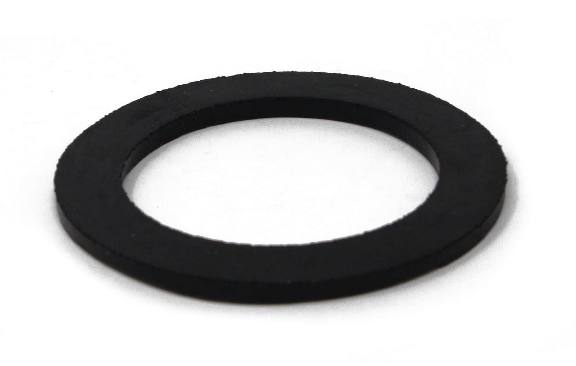1.5' Black Rubber Washer